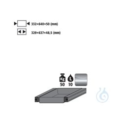 Pull-out tray disposal S90 ES 1.4016