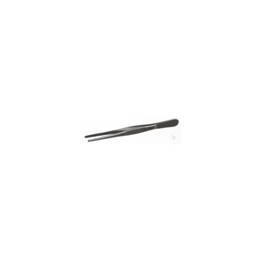 Tweezers 18/10 steel, blunt, L=130mm