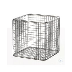 Wire basket 18/10 E-Poli, 100x100x100mm