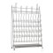 Draining rack, PVC coated, 420x160x610mm, 65 slots for reagents