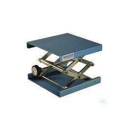 Lifting platform alu blue, 100x100mm, stroke, 55-120mm