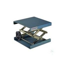 Lifting platform alu blue, 300x300mm, stroke, 100-470mm
