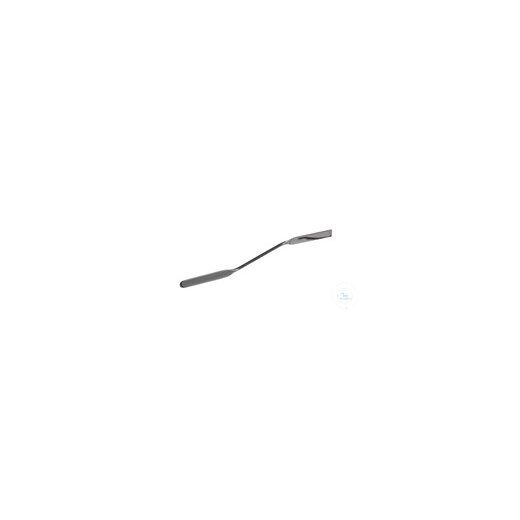 Double spatula curved 18/10 steel, L=210mm
