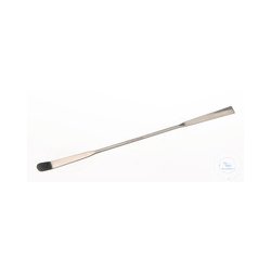 Double spatula 18/10 steel, LxW=125x7mm