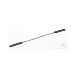 Double spatula 18/10 steel, flexible, LxW=180x10mm