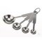 Measuring spoon set 18/10 steel, 4 spoons, 1, / 2,5 / 5 / 15ml