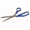 Laboratory scissors, stainless, L=130mm, plastic handle