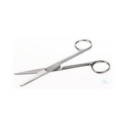 Bandage scissors, stainless, L=130mm, pointed-truncated