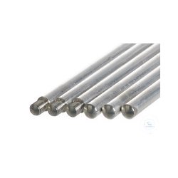 Aluminium stand rod, M10 thread, LxD=500x12mm