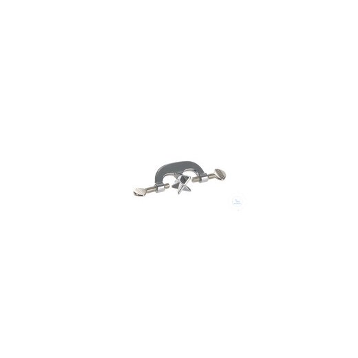 Cross double socket, aluminium alloy, d=16.5mm, safety screw