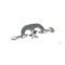 Cross double socket, aluminium alloy, d=16.5mm, safety screw