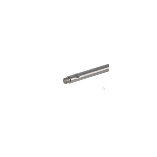 Shaft 18/10 steel f., clamp ring holder, L=400mm
