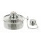 Spirit burner 18/10 steel, filling volume, 150ml, adjustable