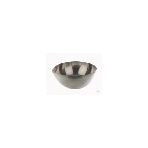 Steaming tray with spout, nickel, D=60mm, H=30mm