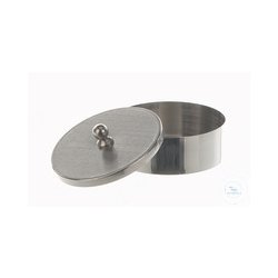 Steamer tray with lid, nickel, D=55mm, H=19mm