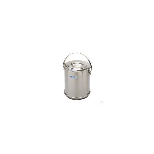 Insulated container w. lid, 18/10 steel, double-walled, 10 l