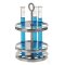 Test tube rack 18/10 steel, f. 9, test tubes, round