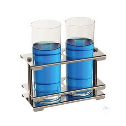 Test tube rack 18/10 steel, demountable, 4x12