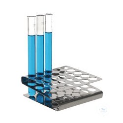 Test tube rack 18/10 steel, Z-form, f.10x5 test tubes