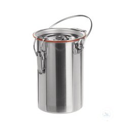 Safety transport container 18/10 steel, 140x100mm, 1 l