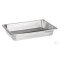 Evaporating dish with rim, 18/10 steel, 290x190x55mm