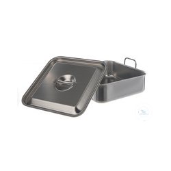 Water bath w. lid, 18/10 steel, 2,5 l
