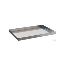 Instrument tray 18/10 steel, 300x200x15mm