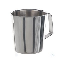 Measuring beaker 18/10 steel, conical form, 2, l
