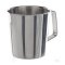 Messbecher 18/10 Stahl, graduiert, konisch, 1 l