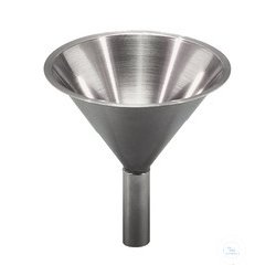 Special funnel 18/10 steel, D=120mm, straight tube