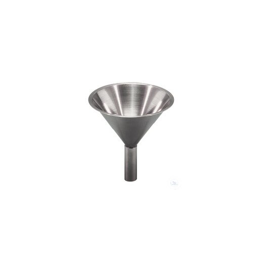 Special funnel 18/10 steel, D=240mm, straight tube
