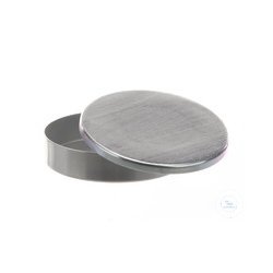 Lidded tin aluminium, D=80mm, H=20mm