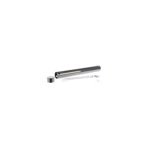 Pipette sleeve 18/10 steel, round, D=80mm, L=500mm