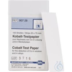 Cobalt test paper