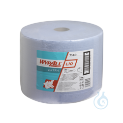 Blue, 1-ply disposable wipes. Ideal for medium-duty cleaning