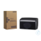 Toilet paper dispenser in black for small rolls – ideal where space is limited. A