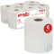 White, 2-ply disposable wiping paper designed for heavy-duty cleaning.