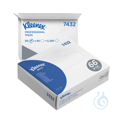 Kleenex® care wipes are ideal in high traffic areas...