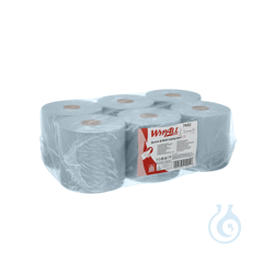 Blue, 1-ply disposable wipes. Perfect for use in retail...