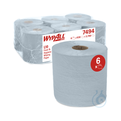 Blue, 1-ply disposable wipes. For light hyg. Perfect for...
