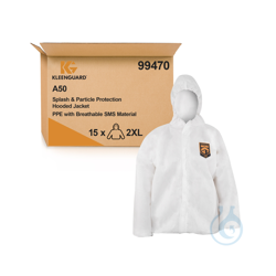 Breathable disposable jacket with special hood for...
