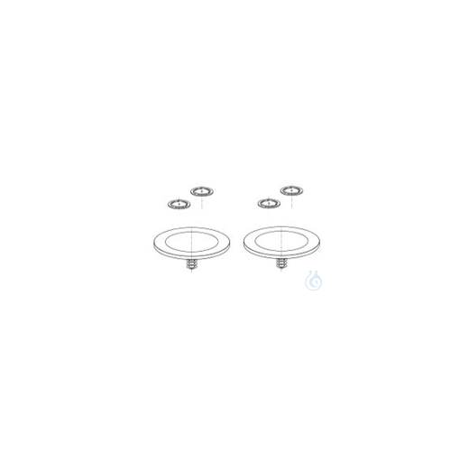 Ersatzteil-Set für N 816.3/.1.2 KT.18 inklusive Membrane, Ventile und Dichtung