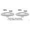 SPARE PARTS SET SYSTEM SH820G contains: 2x ZONE MEMBRANE 4x