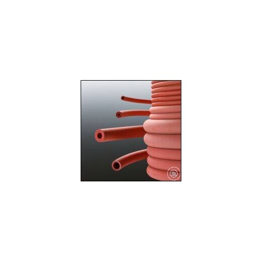Vacuum hose (NR), red Inner diameter: 7 mm Outer diameter: