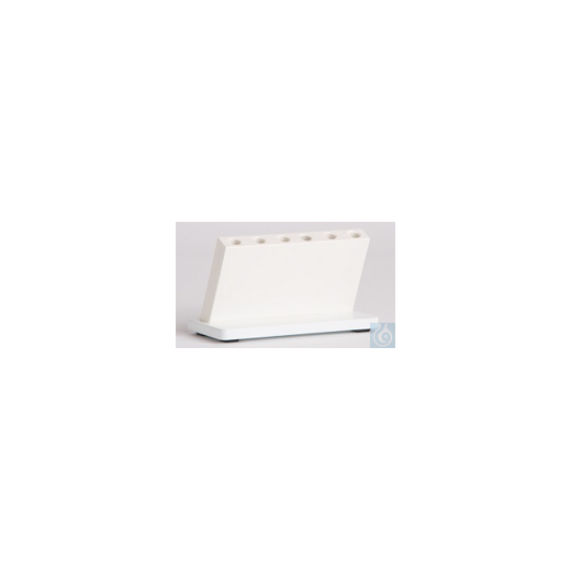 Frame for 6 eyelet holders according to Kolle slanted PVC block, light grey, mi