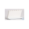 Frame for 6 eyelet holders according to Kolle slanted PVC block, light grey, mi