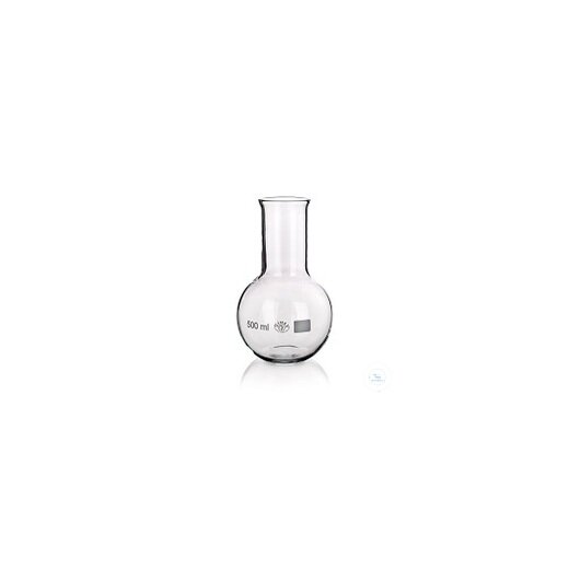 Wide neck flask, 500ml, 10pcs.