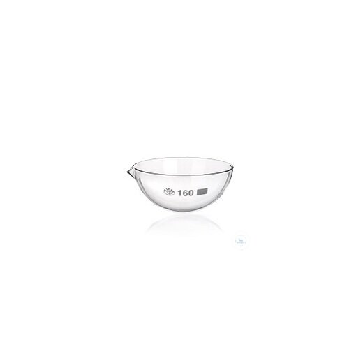 Evaporating dish with round bottom, 35ml, 10pcs.