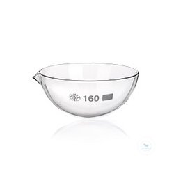 Evaporating dish with round bottom, 2600ml, 3pcs.