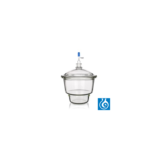 EXSICCATOR with valve NS 24/29, 200mm DIN